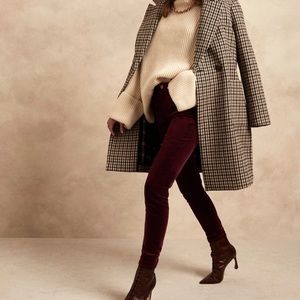 NWT Banana Republic Mid-Rise Skinny Corduroy Pants